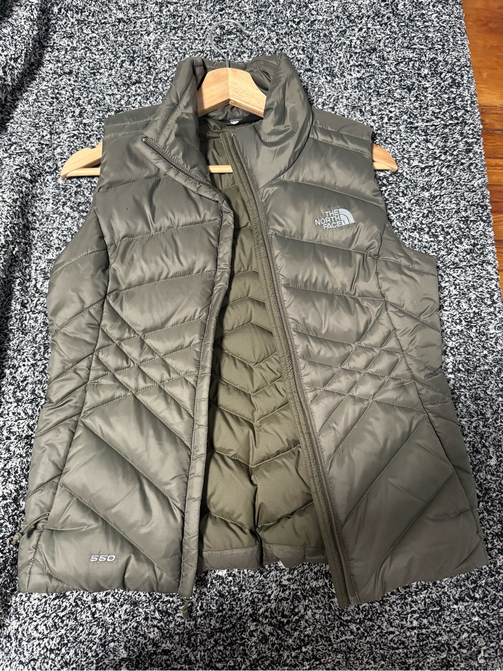 The North Face Women's Down Vest in Olive